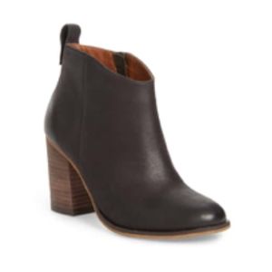 Brass Plum "Lance" Block Heel Bootie